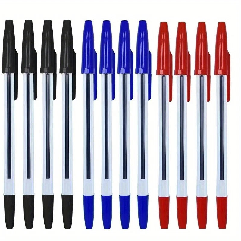 12pcs/Mix Quick-Dry Gel Pens, with Removable Cap, Medium Tip, Smooth Writing Experience, Ideal for Office and Use