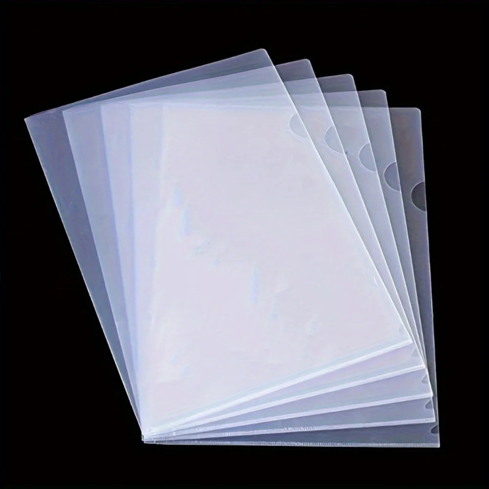 PVC L-Shaped Document Folders